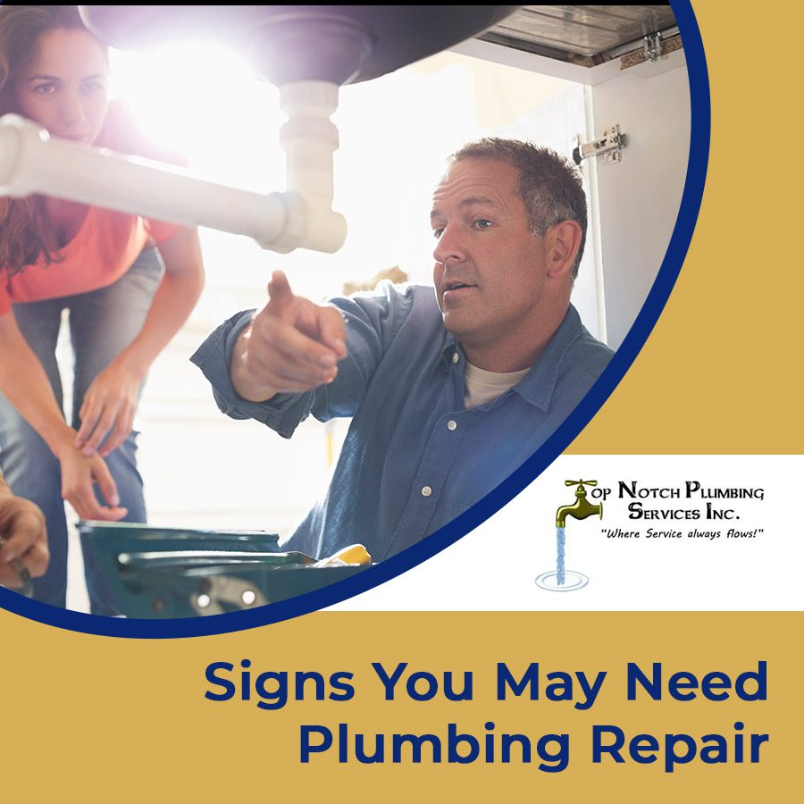 Warning Signs You May Need Plumbing Repair