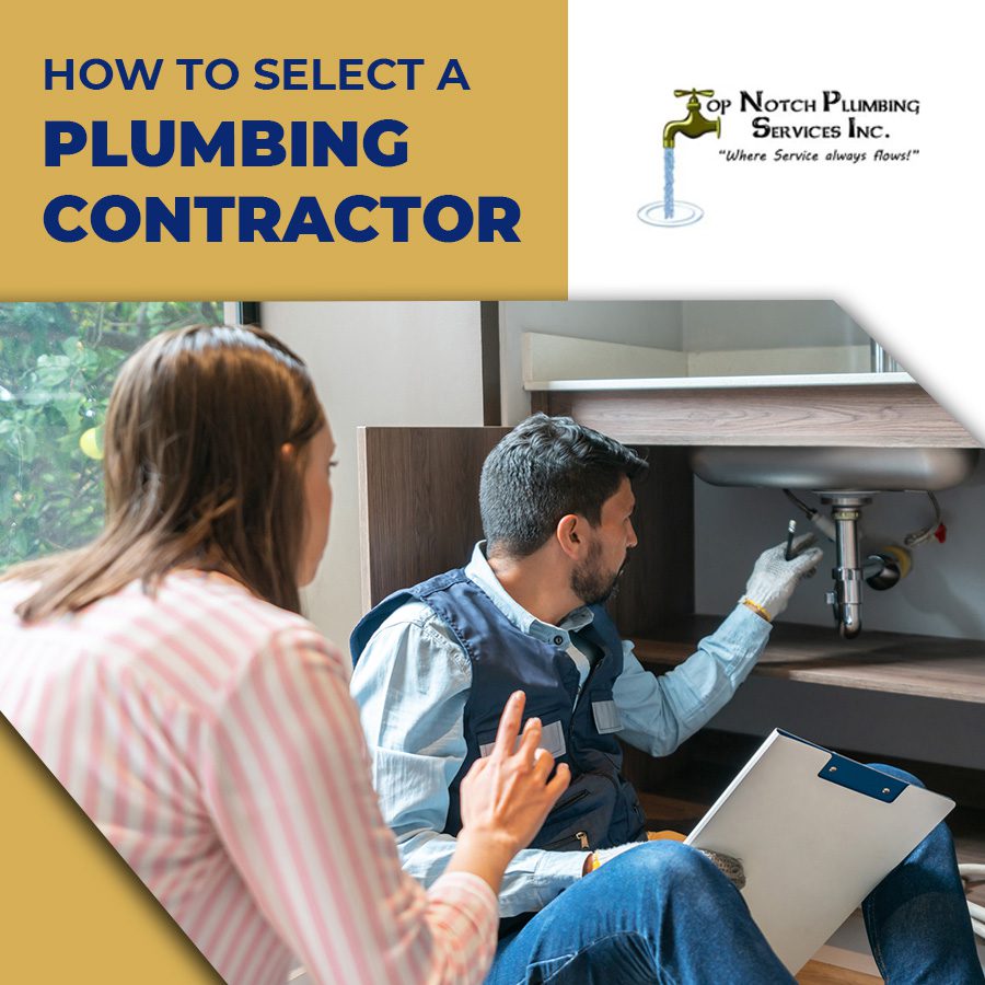 How to Select a Plumbing Contractor